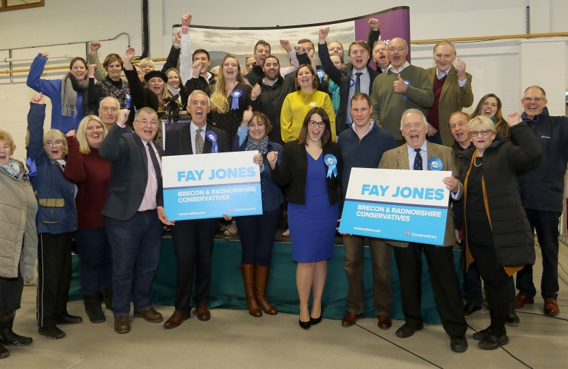 Fay Jones MP on Election Night 2019