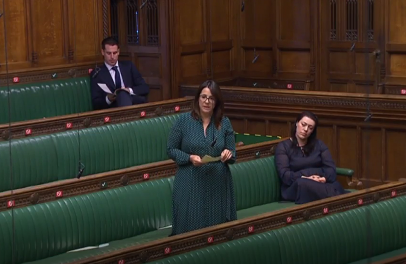 Fay Jones MP in Parliament