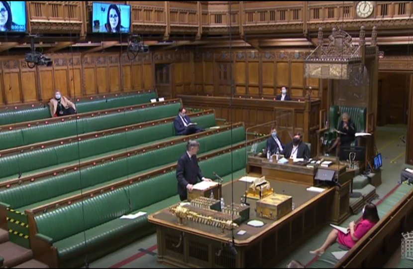 Fay Jones MP in the Chamber via video link