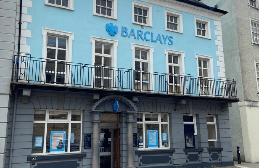 Fay Jones MP calls for Meeting with Barclays following the decision to close their Brecon Branch