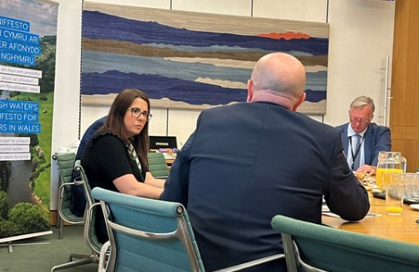 Fay attends Joint Rivers Taskforce at Welsh Water Roundtable 22nd of June 2023