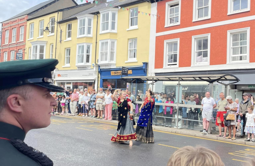 Gurkha Parade in Brecon