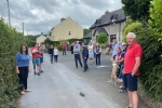 Socially distanced meeting with Talgarth residents 