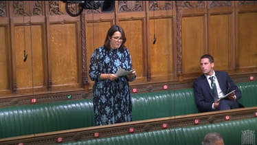 Fay Jones MP in the House of Commons