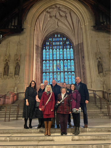 Group photo in Westminster Hall